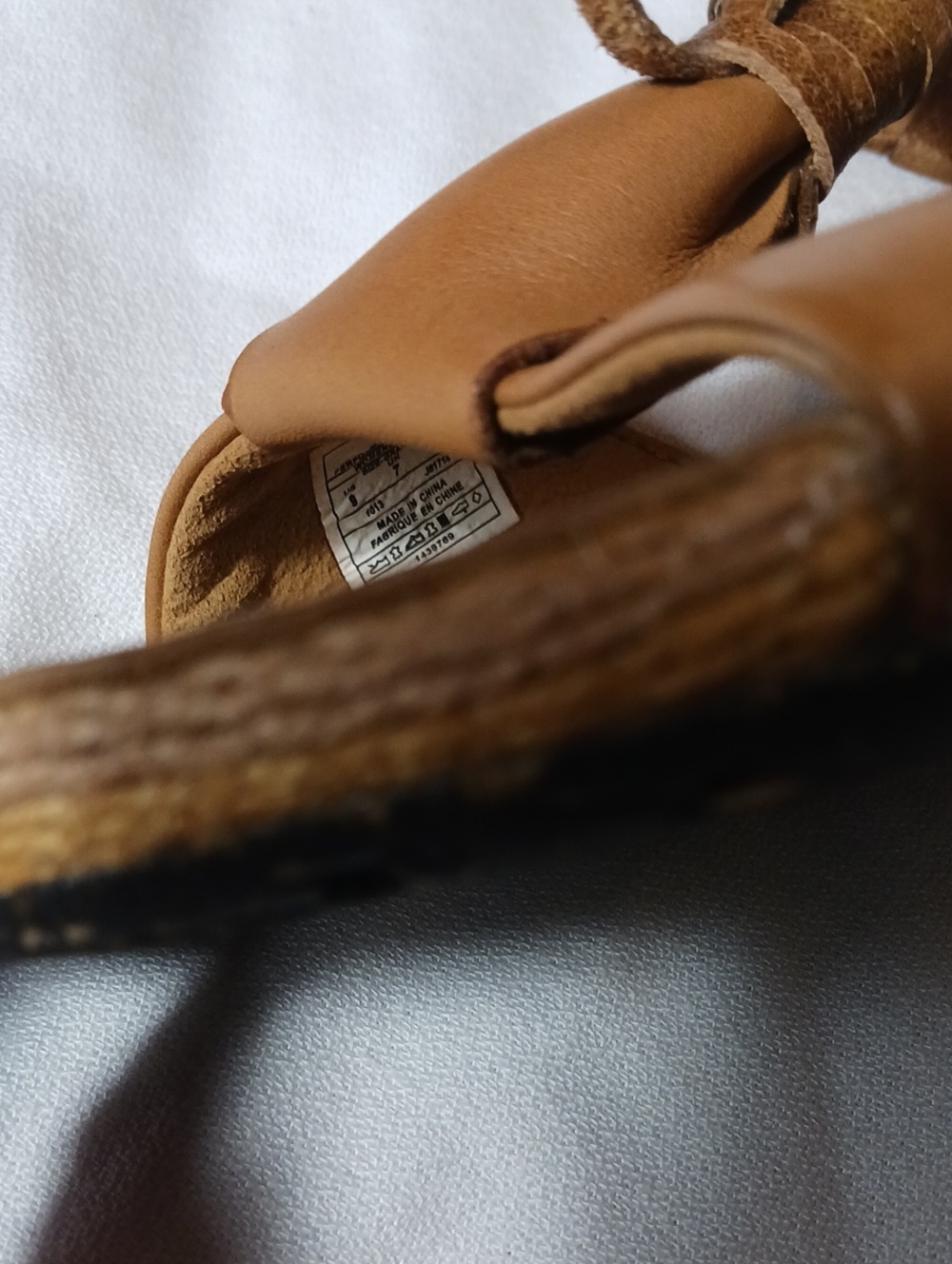 Merrell Whisper Link T-Strap Leather Sandals Ergonomic Boho Chic Granola Size 9 - Picture 4 of 10